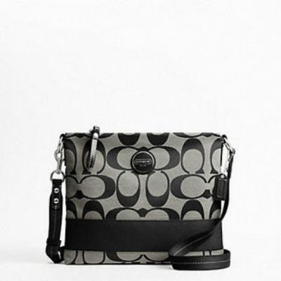 coach bags - 17435 black/gray